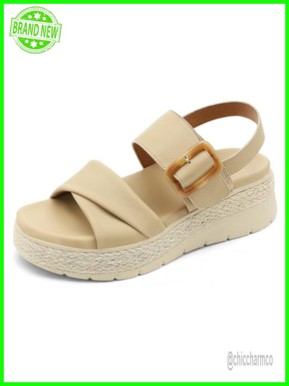 Womens Orthopedic Wedge Sandals Platform Arch Support Espadrille